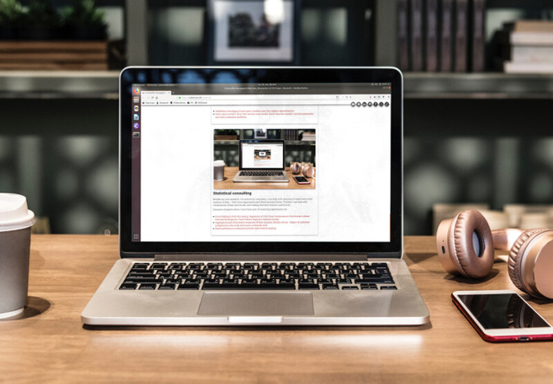 Stock photo of someones computer while writing CSS